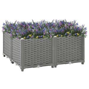 vidaXL Raised Bed 80x80x38 cm Polypropylene