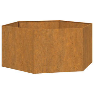 vidaXL Planter Rusty 90x90x45 cm Corten Steel