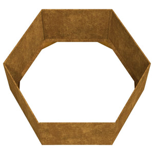 vidaXL Planter Rusty 90x90x45 cm Corten Steel