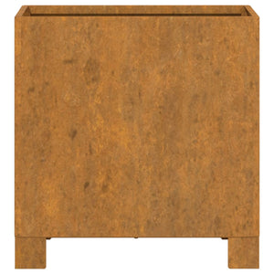 vidaXL Planter with Legs Rusty 32x30x33 cm Corten Steel