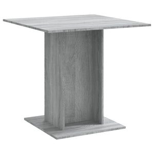 vidaXL Dining Table Grey Sonoma 80x80x75 cm Engineered Wood