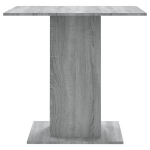 vidaXL Dining Table Grey Sonoma 80x80x75 cm Engineered Wood