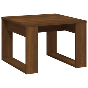 vidaXL Side Table Brown Oak 50x50x35 cm Engineered Wood