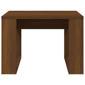 vidaXL Side Table Brown Oak 50x50x35 cm Engineered Wood