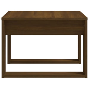 vidaXL Side Table Brown Oak 50x50x35 cm Engineered Wood