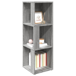 vidaXL Corner Cabinet Grey Sonoma 33x33x100 cm Engineered Wood