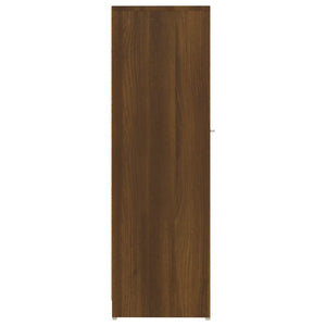 vidaXL Bathroom Cabinet Brown Oak 30x30x95 cm Engineered Wood