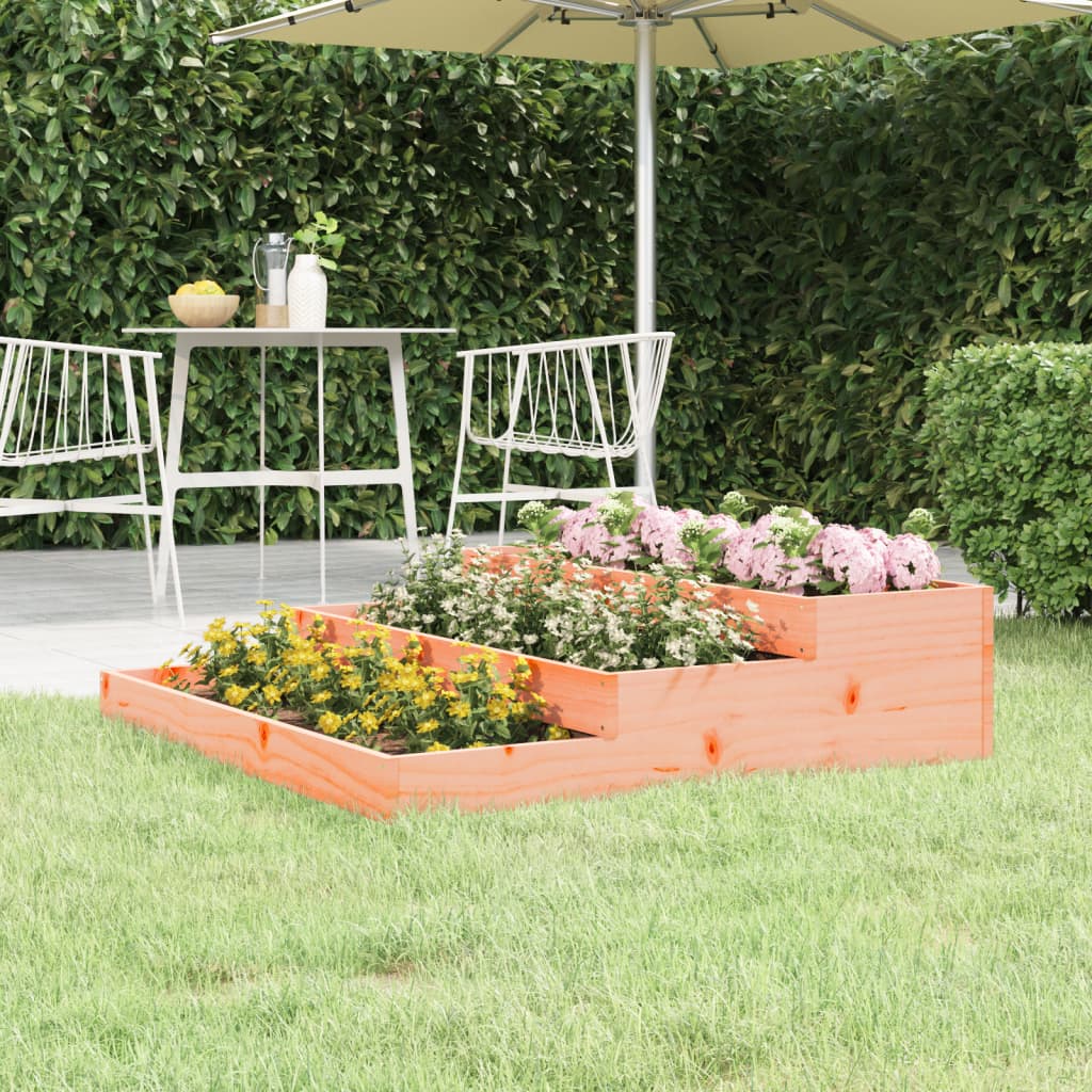 vidaXL Planter 107x107x27 cm Solid Wood Douglas