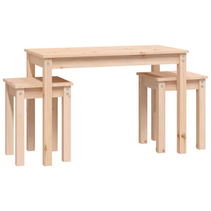 vidaXL Nesting Tables 3 pcs Solid Wood Pine