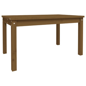 vidaXL Garden Table Honey Brown 82.5x50.5x45 cm Solid Wood Pine