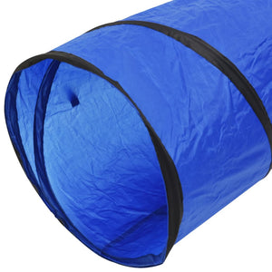 vidaXL Dog Tunnel Blue Ø 50x300 cm Polyester