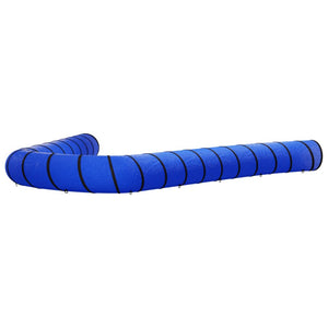 vidaXL Dog Tunnel Blue Ø 55x1000 cm Polyester