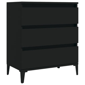 vidaXL Sideboard Black 60x35x70 cm Engineered Wood