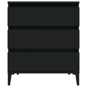 vidaXL Sideboard Black 60x35x70 cm Engineered Wood