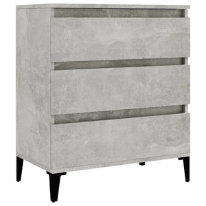 vidaXL Sideboard Concrete Grey 60x35x70 cm Engineered Wood