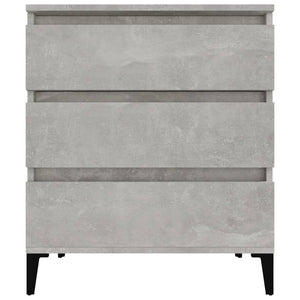 vidaXL Sideboard Concrete Grey 60x35x70 cm Engineered Wood