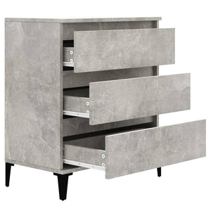 vidaXL Sideboard Concrete Grey 60x35x70 cm Engineered Wood