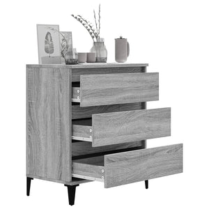 vidaXL Sideboard Grey Sonoma 60x35x70 cm Engineered Wood