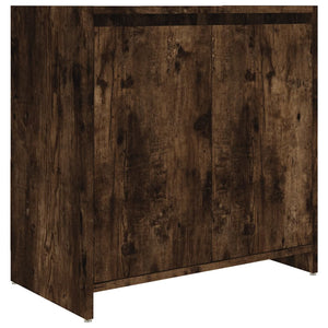 vidaXL Bathroom Cabinet Smoked Oak 60x33x61 cm Engineered Wood