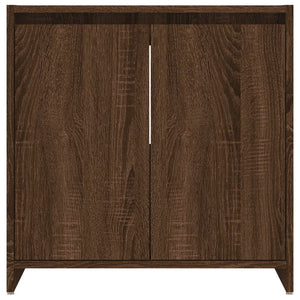 vidaXL Bathroom Cabinet Brown Oak 60x33x61 cm Engineered Wood