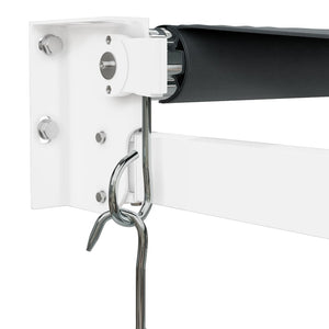 vidaXL Retractable Awning Anthracite 3.5x2.5 m Fabric and Aluminium