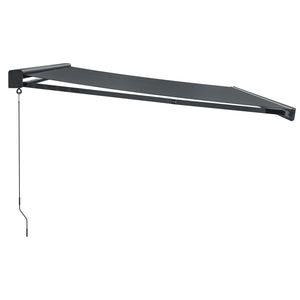 vidaXL Retractable Awning Anthracite 4.5x3 m Fabric and Aluminium