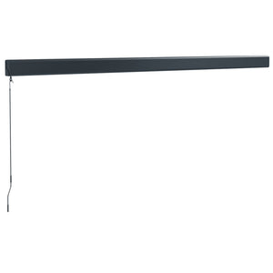 vidaXL Retractable Awning Anthracite 4.5x3 m Fabric and Aluminium