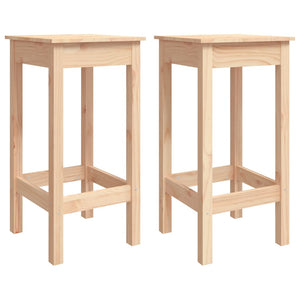 vidaXL 3 Piece Garden Bar Set Solid Wood Pine