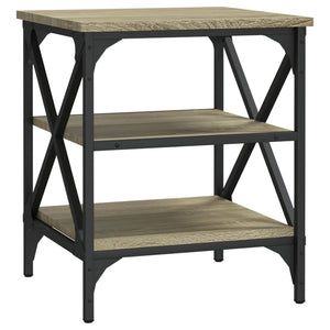 vidaXL Side Tables 2 pcs Sonoma Oak 40x42x50 cm Engineered Wood