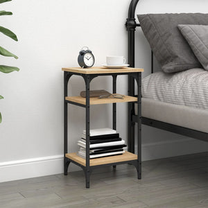 vidaXL Side Table Sonoma Oak 35x30x60 cm Engineered Wood