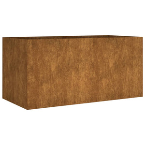 vidaXL Planter 80x40x40 cm Corten Steel