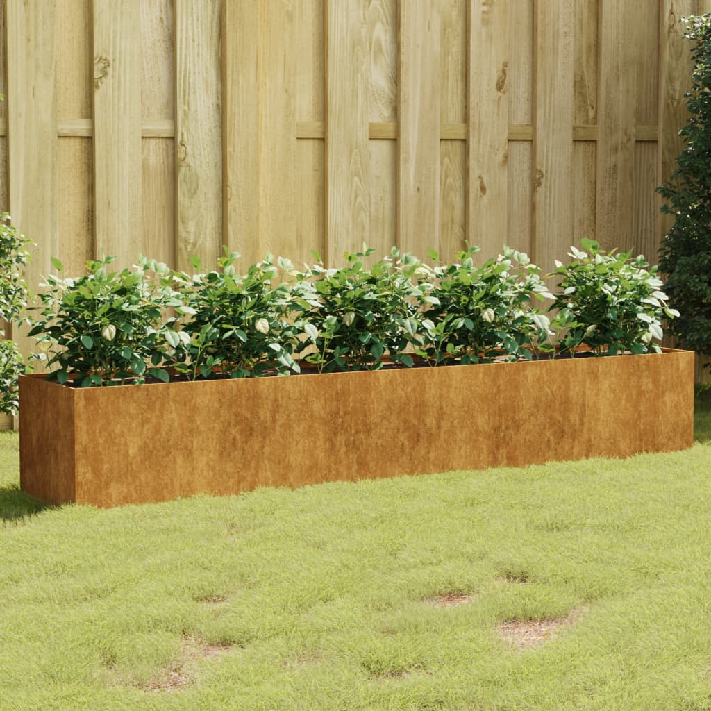 vidaXL Garden Raised Bed 200x40x40 cm Corten Steel