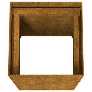 vidaXL Planter 40x40x80 cm Corten Steel