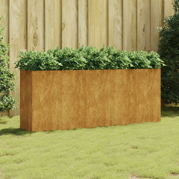 vidaXL Garden Raised Bed 200x40x80 cm Corten Steel