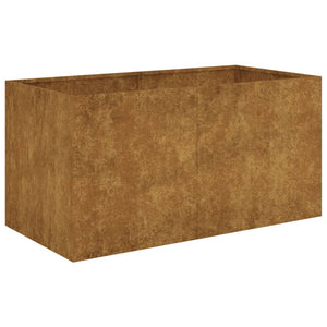 vidaXL Planter 80x40x40 cm Corten Steel