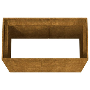 vidaXL Planter 40x80x80 cm Corten Steel