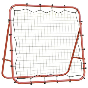 vidaXL Adjustable Football Kickback Rebounder 96x80x96 cm Steel and PE