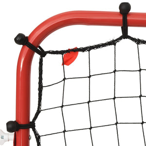 vidaXL Adjustable Football Kickback Rebounder 96x80x96 cm Steel and PE