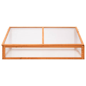 vidaXL Greenhouse Orange 110x58.5x39 cm Fir Wood