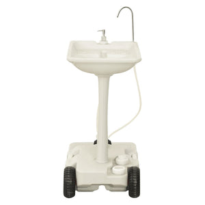 vidaXL Portable Camping Toilet and Handwash Stand Set