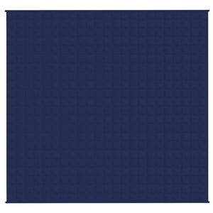 vidaXL Weighted Blanket Blue 220x230 cm King 11 kg Fabric