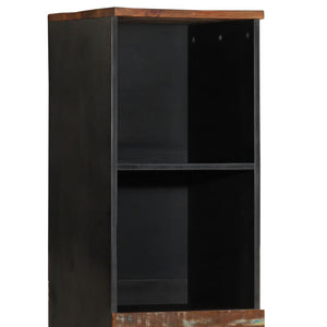 vidaXL Bathroom Cabinet 38x33x160 cm Solid Wood Reclaimed