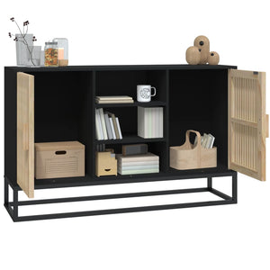 vidaXL Sideboard Black 105x30x65 cm Engineered Wood