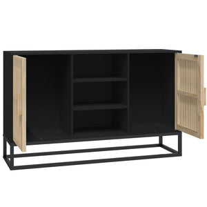 vidaXL Sideboard Black 105x30x65 cm Engineered Wood