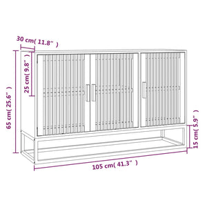 vidaXL Sideboard White 105x30x65 cm Engineered Wood