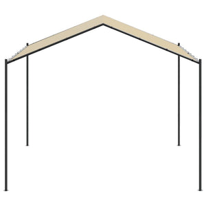 vidaXL Canopy Tent Beige 3x3 m Steel and Fabric