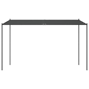 vidaXL Gazebo Anthracite 4x4 m 180 g/m² Fabric and Steel