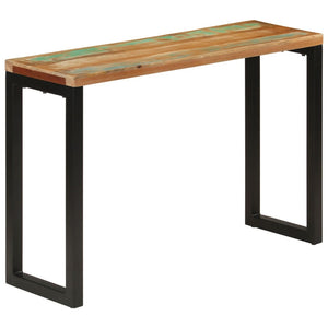 vidaXL Console Table 110x35x75 cm Solid Wood Reclaimed