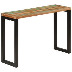 vidaXL Console Table 110x35x75 cm Solid Wood Reclaimed