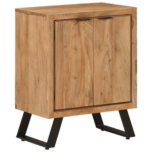 vidaXL Sideboard with 2 Doors 55x36x72 cm Solid Wood Acacia